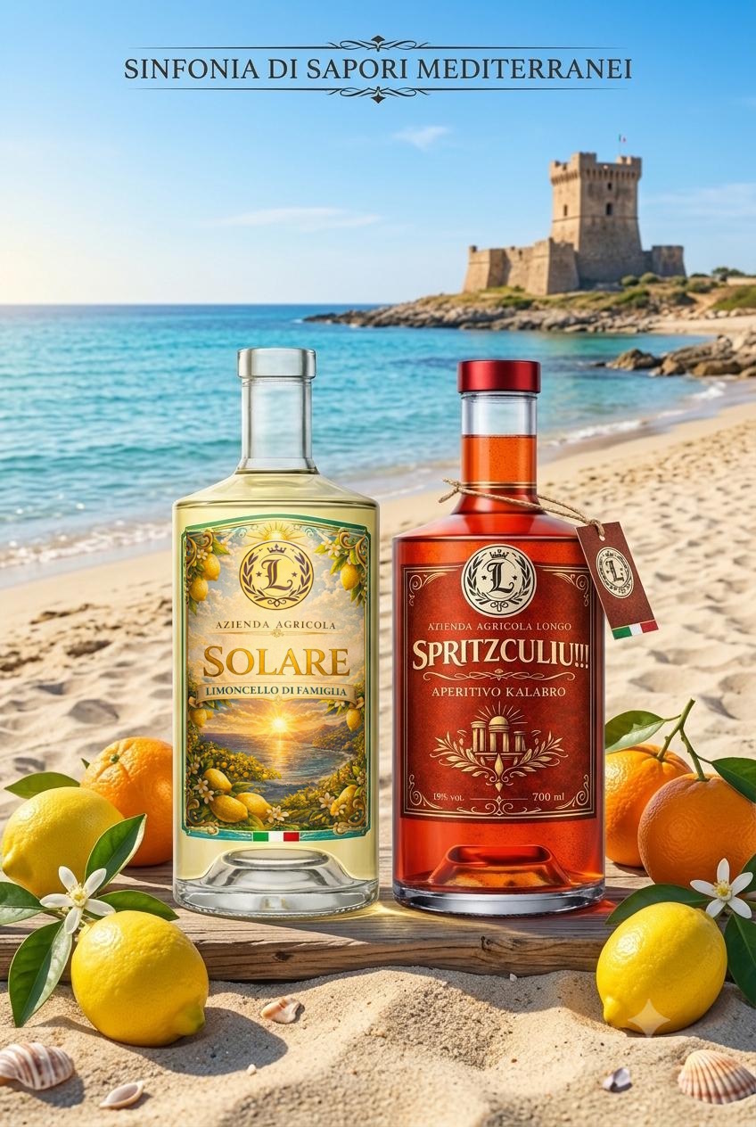 Calice di vino rosato su terrazza con luce al tramonto